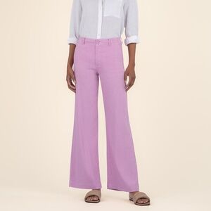 Kut from the Kloth Meg Linen Wide Leg, Petite Size 6P6P / Orchid
